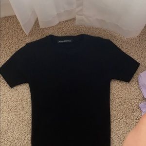 black brandy melville cropped top